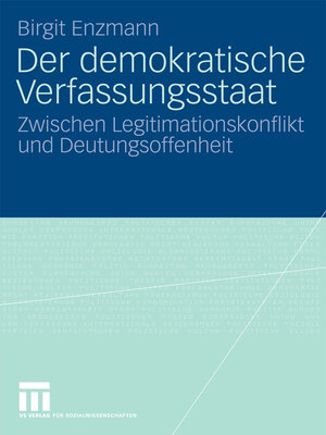 cover image of Der demokratische Verfassungsstaat